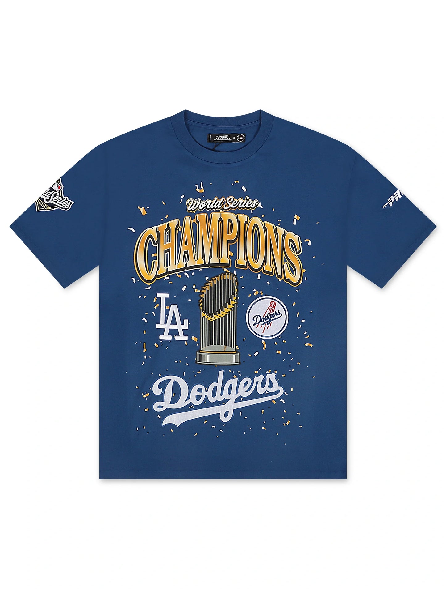 Camiseta Pro Standard Dodgers Campeones de la Serie Mundial - Azul