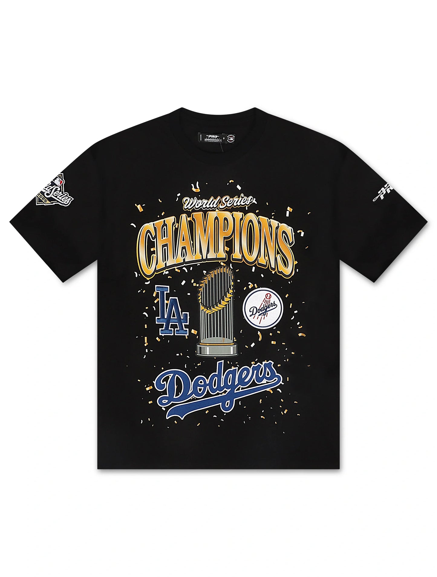 Camiseta Pro Standard Dodgers Campeones de la Serie Mundial - Negra