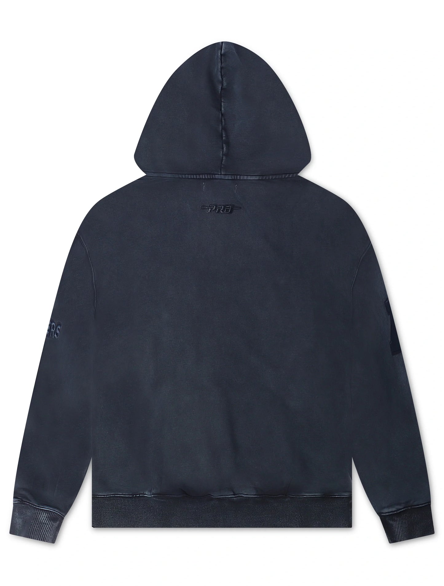 Sudadera con capucha Pro Standard Raiders Washed Enzyme con hombros caídos - Azul marino