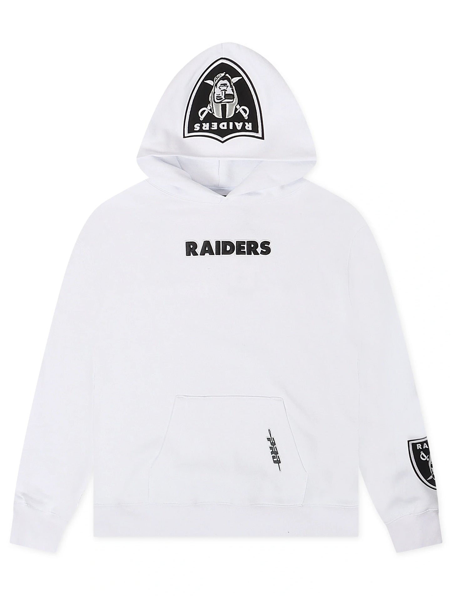 Sudadera con Capucha Pro Standard Las Vegas Raiders Wingspan con Hombros Caídos - Blanca