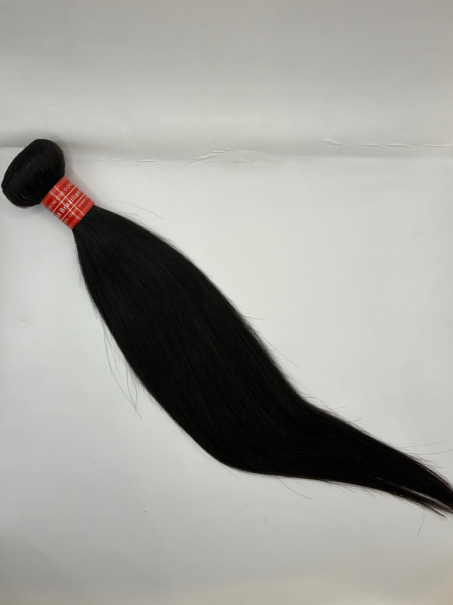 Crown’d Cuties Sleek &amp; Chic – Cabello Brasileño Liso Negro Natural