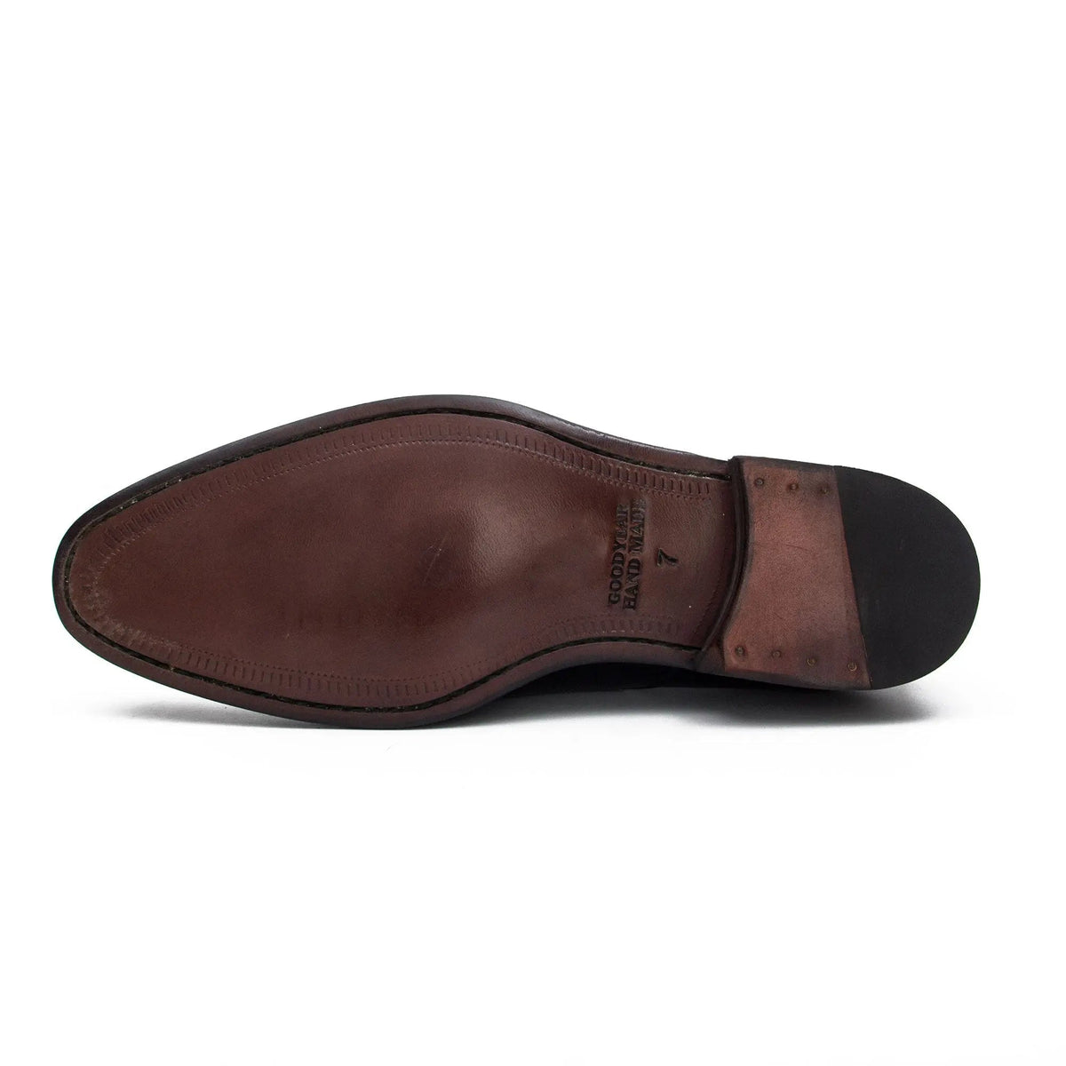 Black Cap-Toe Calf Leather Oxford Shoes