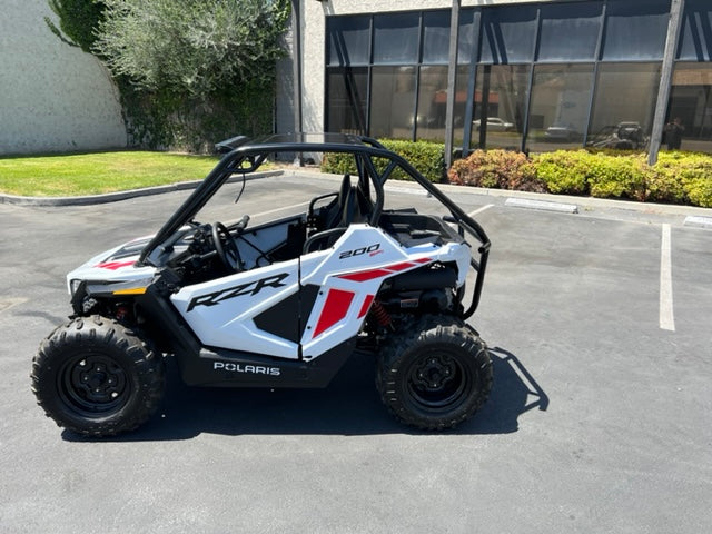 Polaris RZR 200 Fastback Cage with attached rear bumper