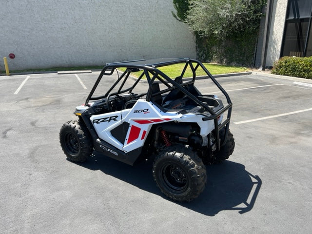 Polaris RZR 200 Fastback Cage with attached rear bumper