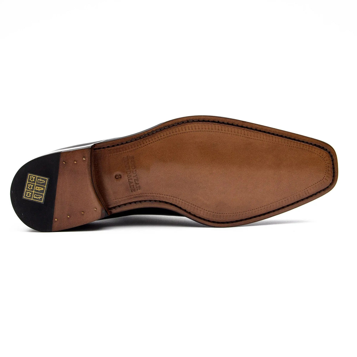 Dark Brown Wingtip Calf Leather Oxford Shoes