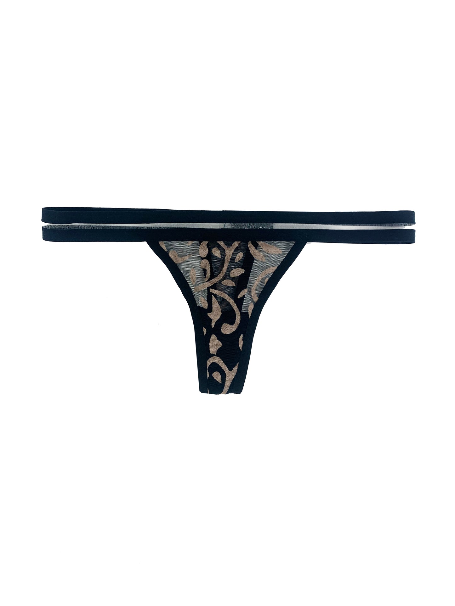 Celeste Mesh Thong