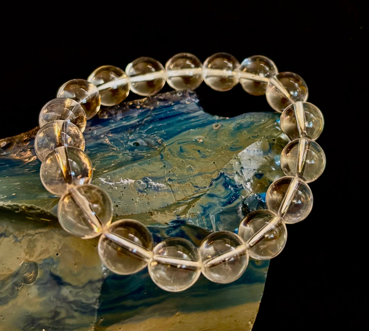 Clear Quartz Master Healer Clarity Bracelet – 8mm & 10mm Natural Crystals