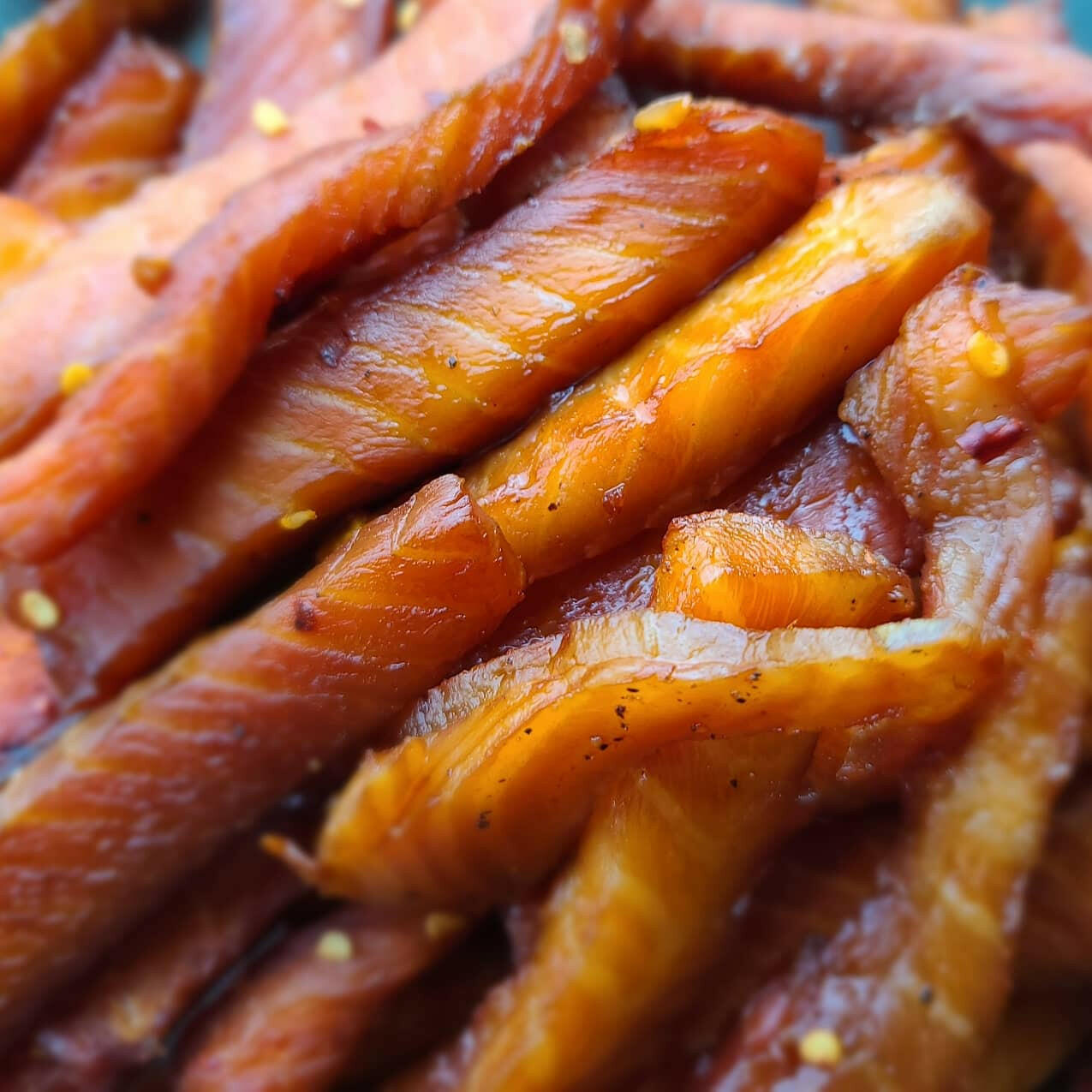 Salmón Picante Premium, Cecina de Pescado