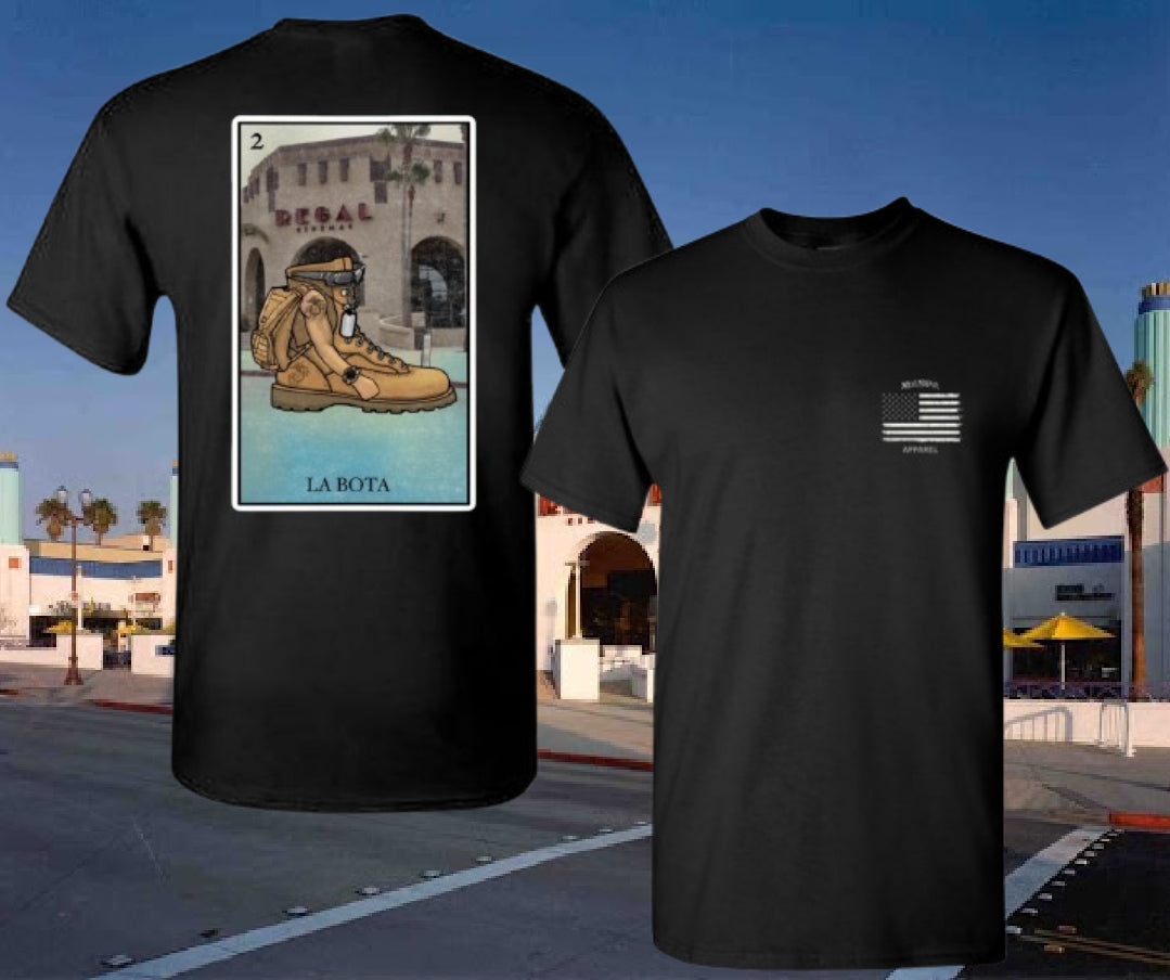 La Bota Loteria T Shirt by La Linea MEXUSMAR