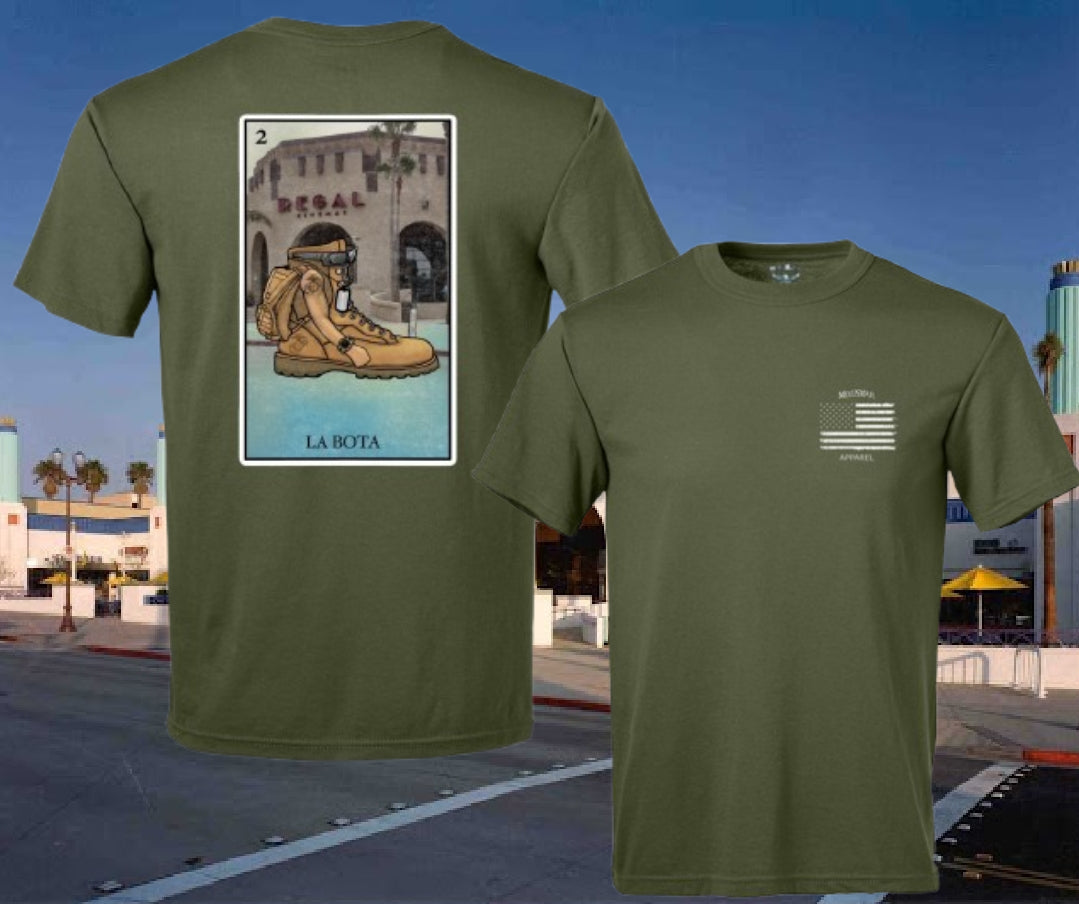 La Bota Loteria T Shirt by La Linea MEXUSMAR
