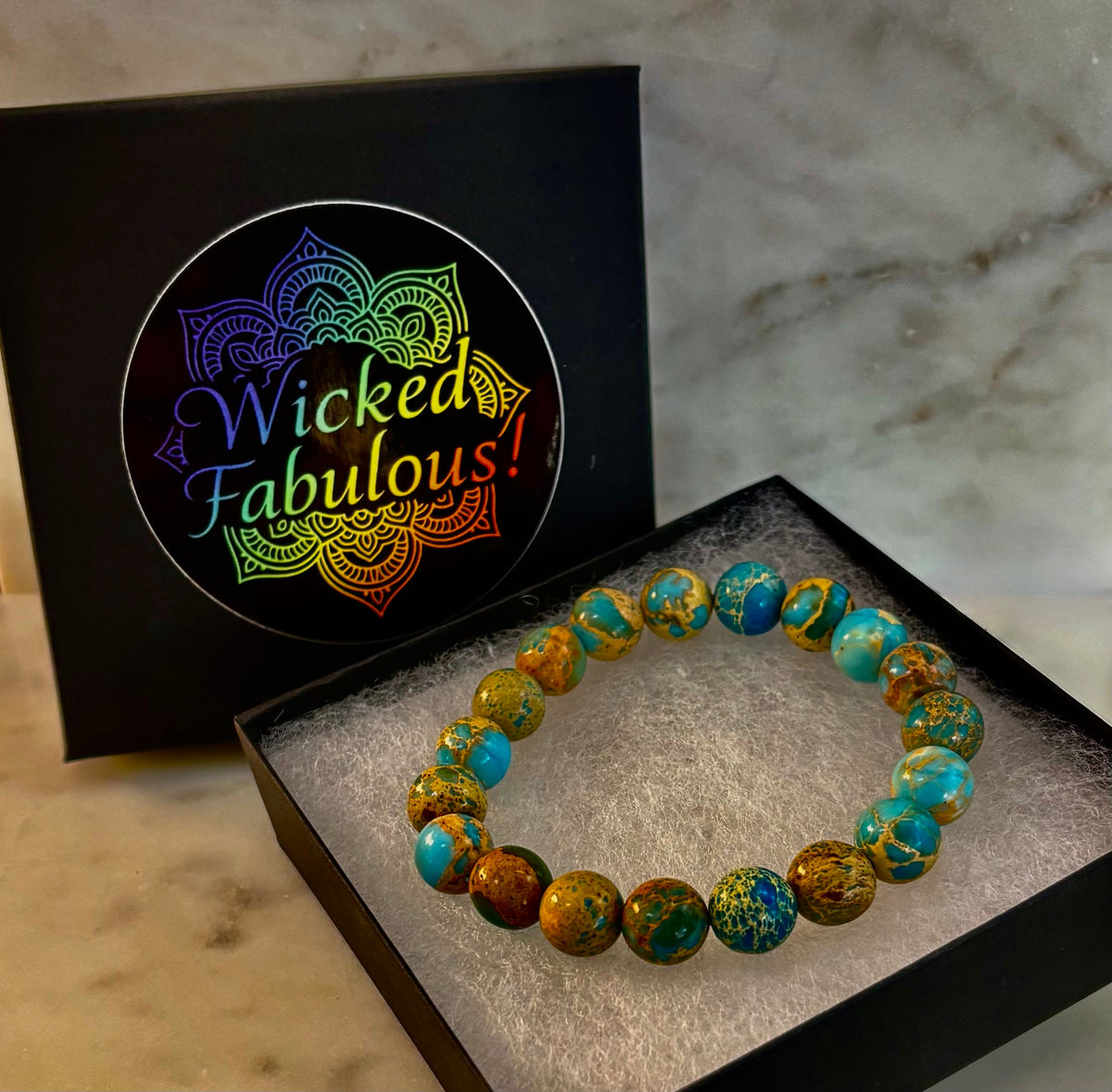 Pulsera de Jaspe Imperial – Cuentas de 8mm | Fuerza, Equilibrio y Paz Interior
