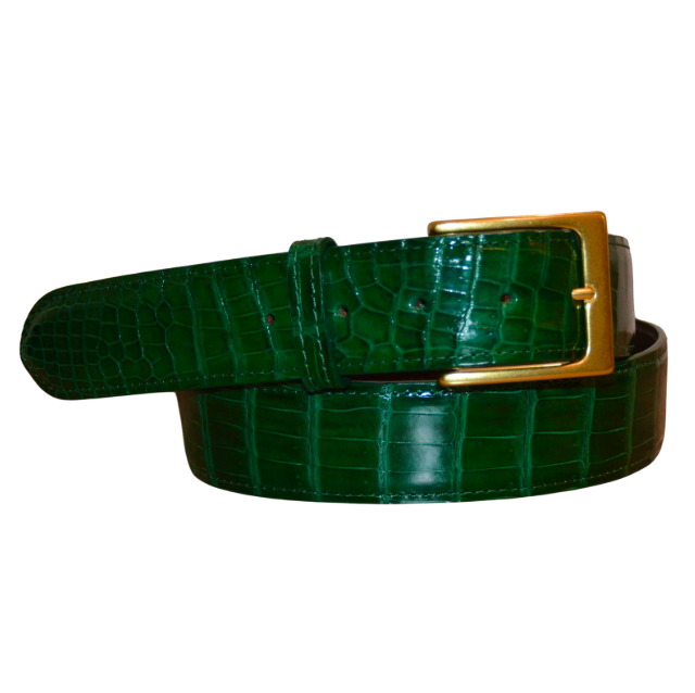 Full Skin Belt, Kelly Green
