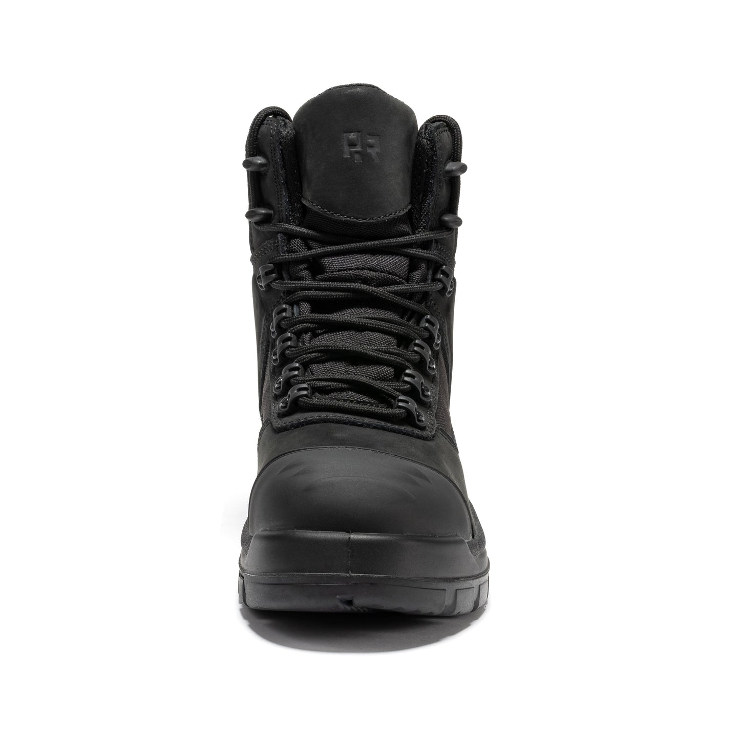 ROCKROOSTER Stowe Botas de trabajo de cuero con puntera de composite de 7 pulgadas negras CP212BK