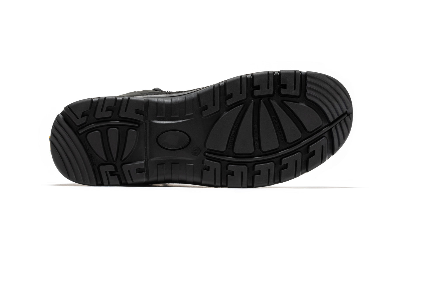 ROCKROOSTER Stowe Botas de trabajo de cuero con puntera de composite de 7 pulgadas negras CP212BK