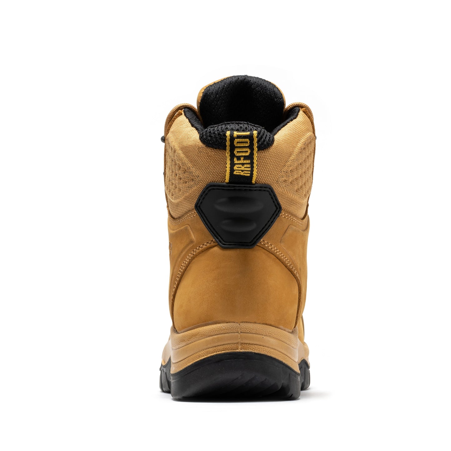 ROCKROOSTER Stowe Botas de trabajo de cuero con puntera de composite de 7 pulgadas negras CP212BK