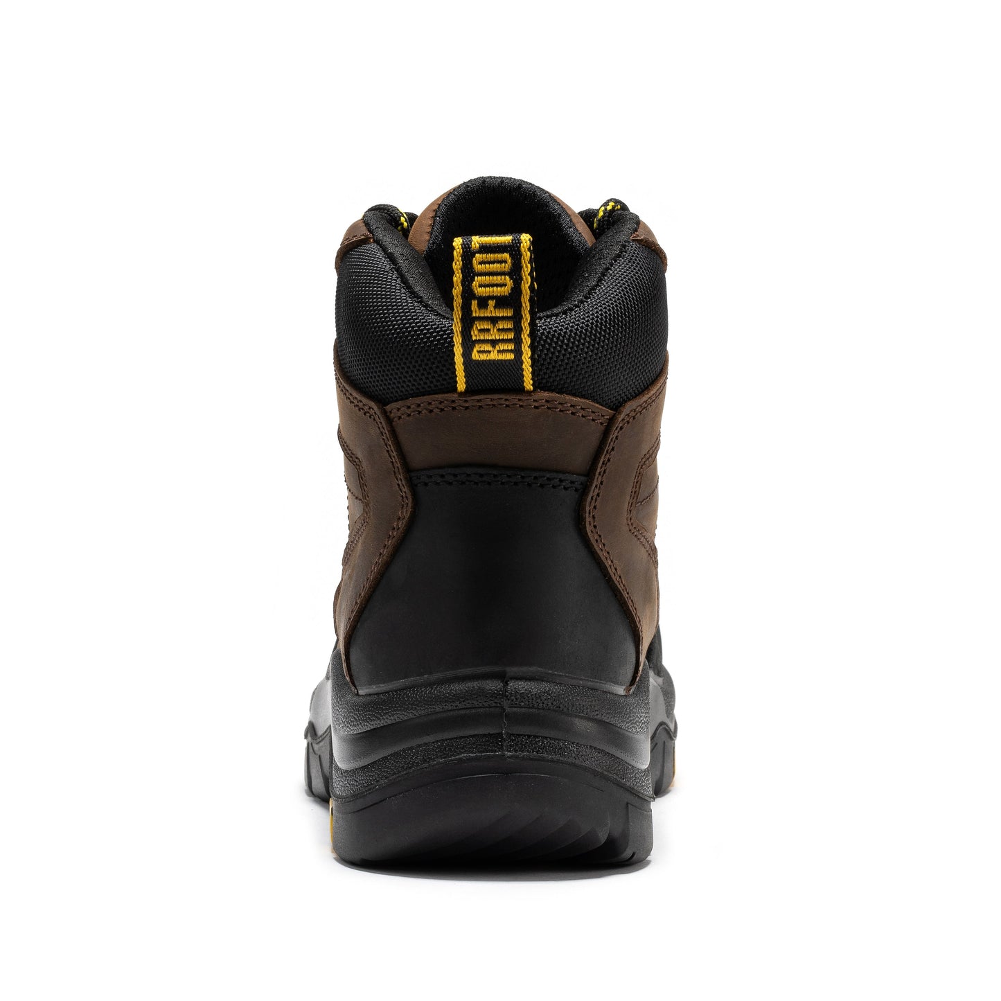 Botas de trabajo de cuero ROCKROOSTER Marfa Brown de 6 pulgadas con puntera de seguridad compuesta y resistentes al agua CP211