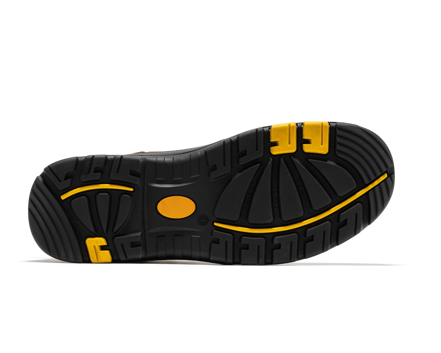 Botas de trabajo de cuero ROCKROOSTER Marfa Brown de 6 pulgadas con puntera de seguridad compuesta y resistentes al agua CP211