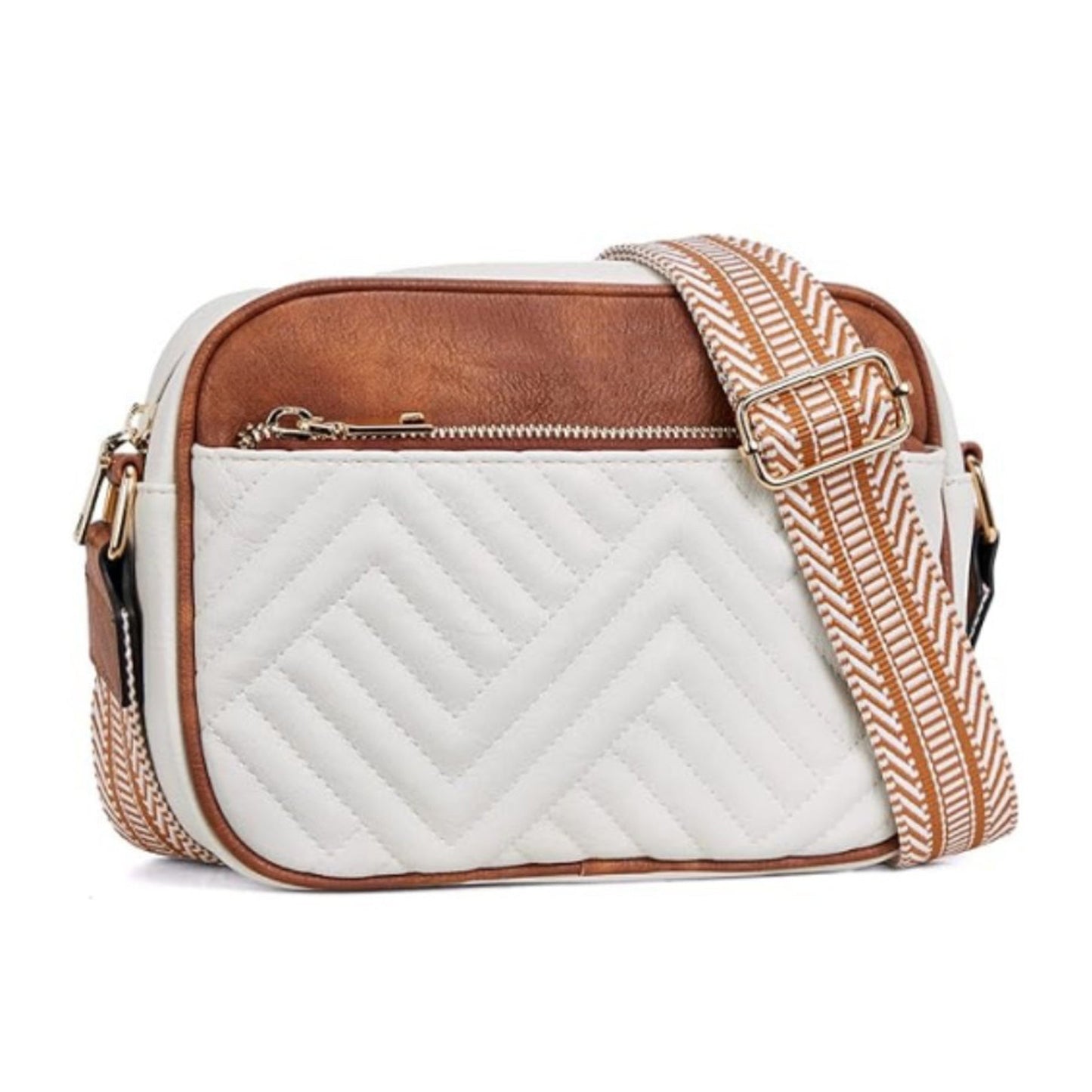 Bandolera Everly de cuero vegano para cámara