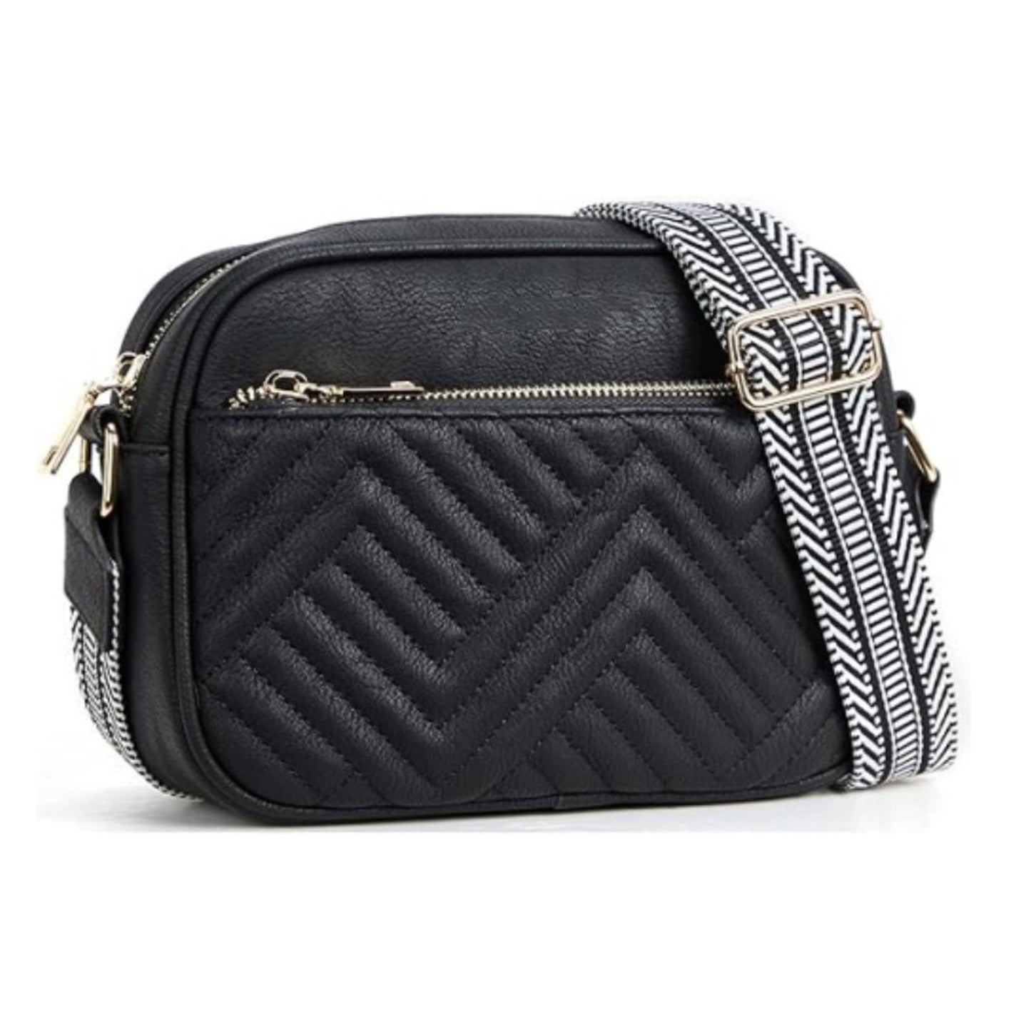 Bandolera Everly de cuero vegano para cámara
