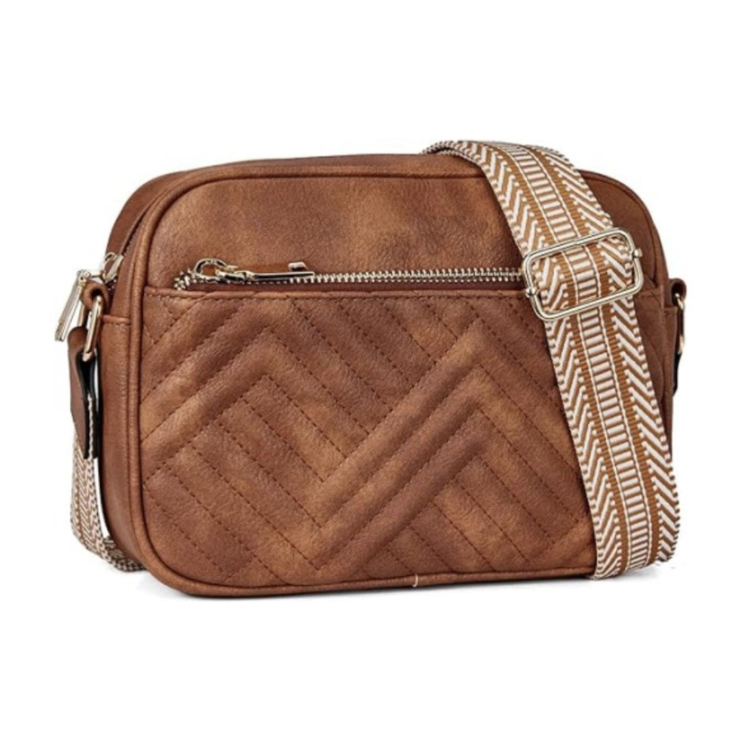 Bandolera Everly de cuero vegano para cámara