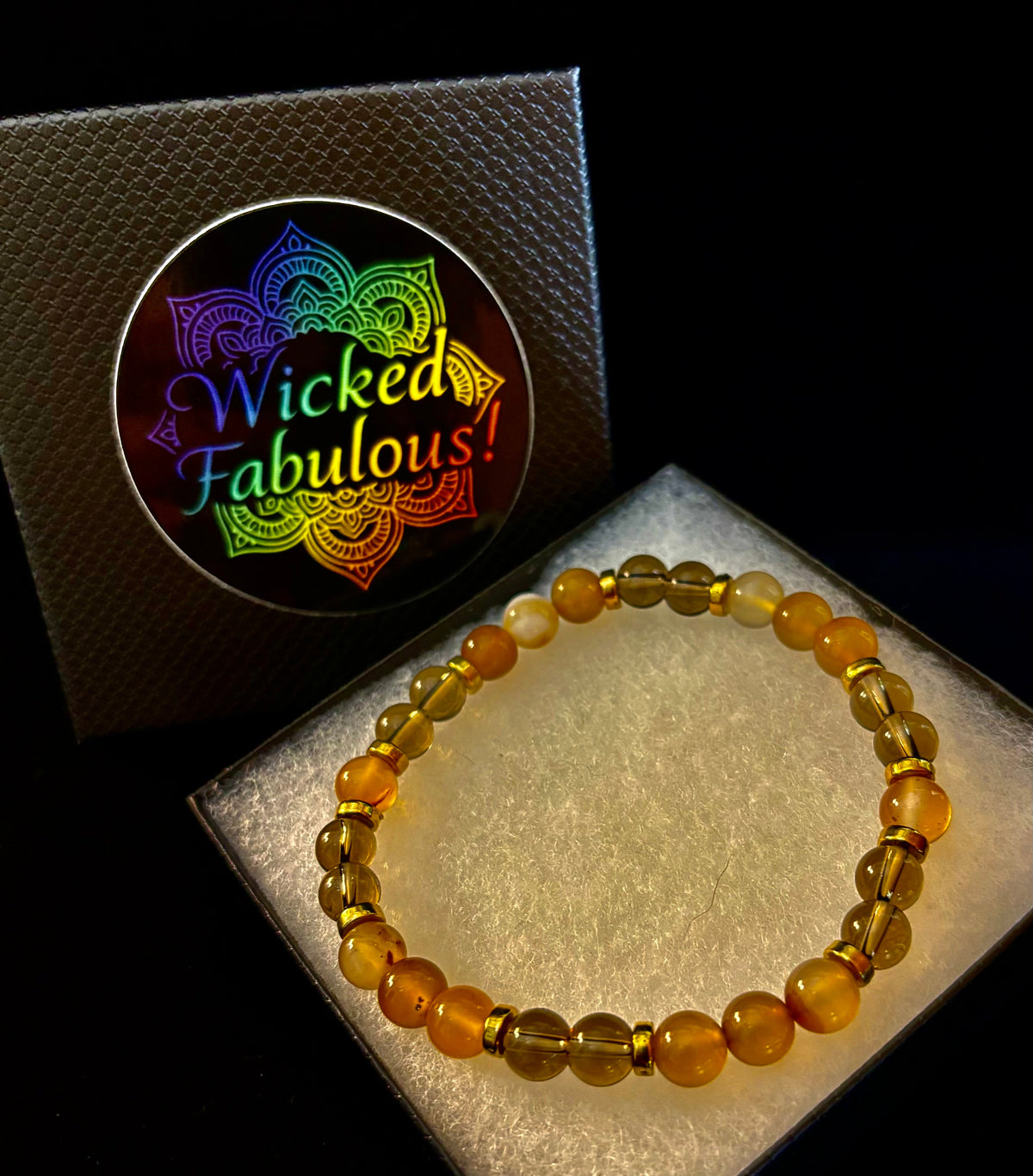 Pulsera bohemia "Elixir del que Piensa Demasiado" – Ágata de Botsuana y Cuarzo Ahumado hechos a mano para el Enraizamiento y la Claridad