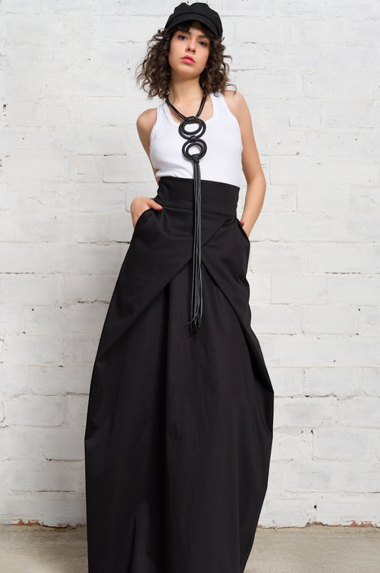 Collar de cuero negro: Dos estilos