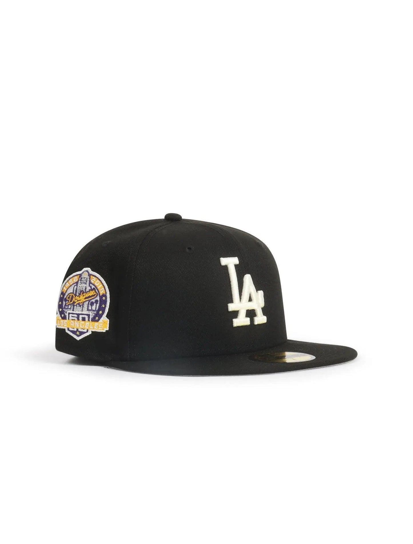 Gorra New Era 5950 Los Angeles Dodgers 60 Aniversario - Morado/Dorado