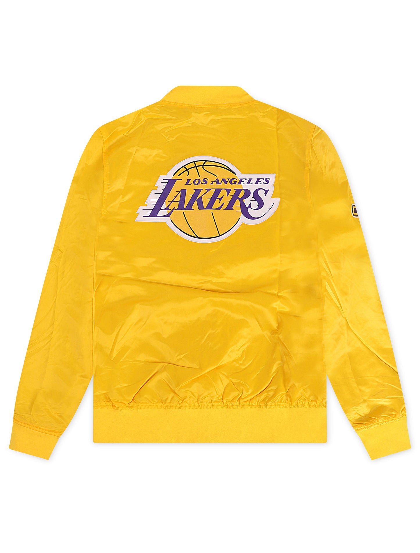 Chaqueta de satén Pro Standard LA Lakers Big Logo - Dorada