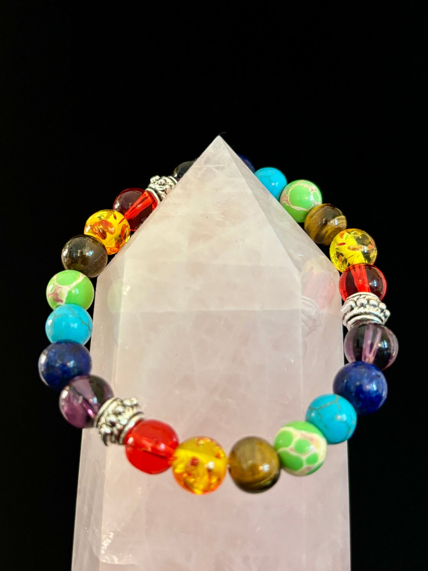Pulsera Equilibrante de Sanación Reiki de Chakras para Muñecas Pequeñas