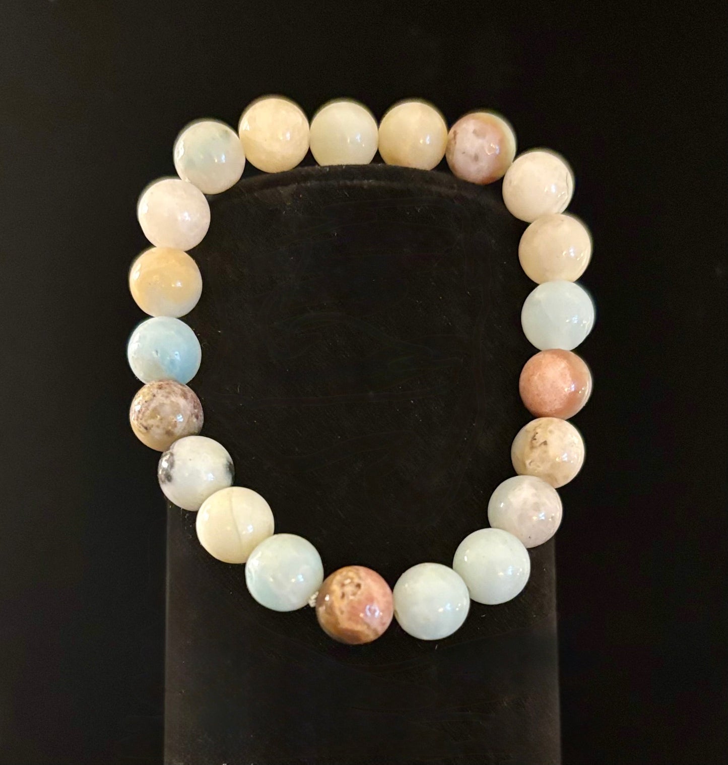 Pulsera de Amazonita – Energía tranquila y costera en cada cuenta