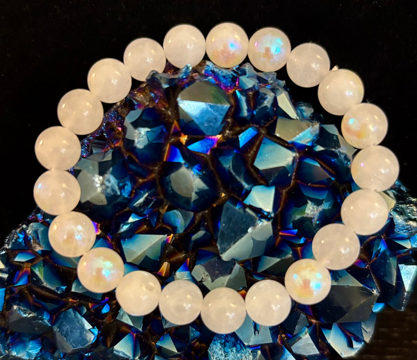 Pulsera de Cuentas de Piedra Lunar