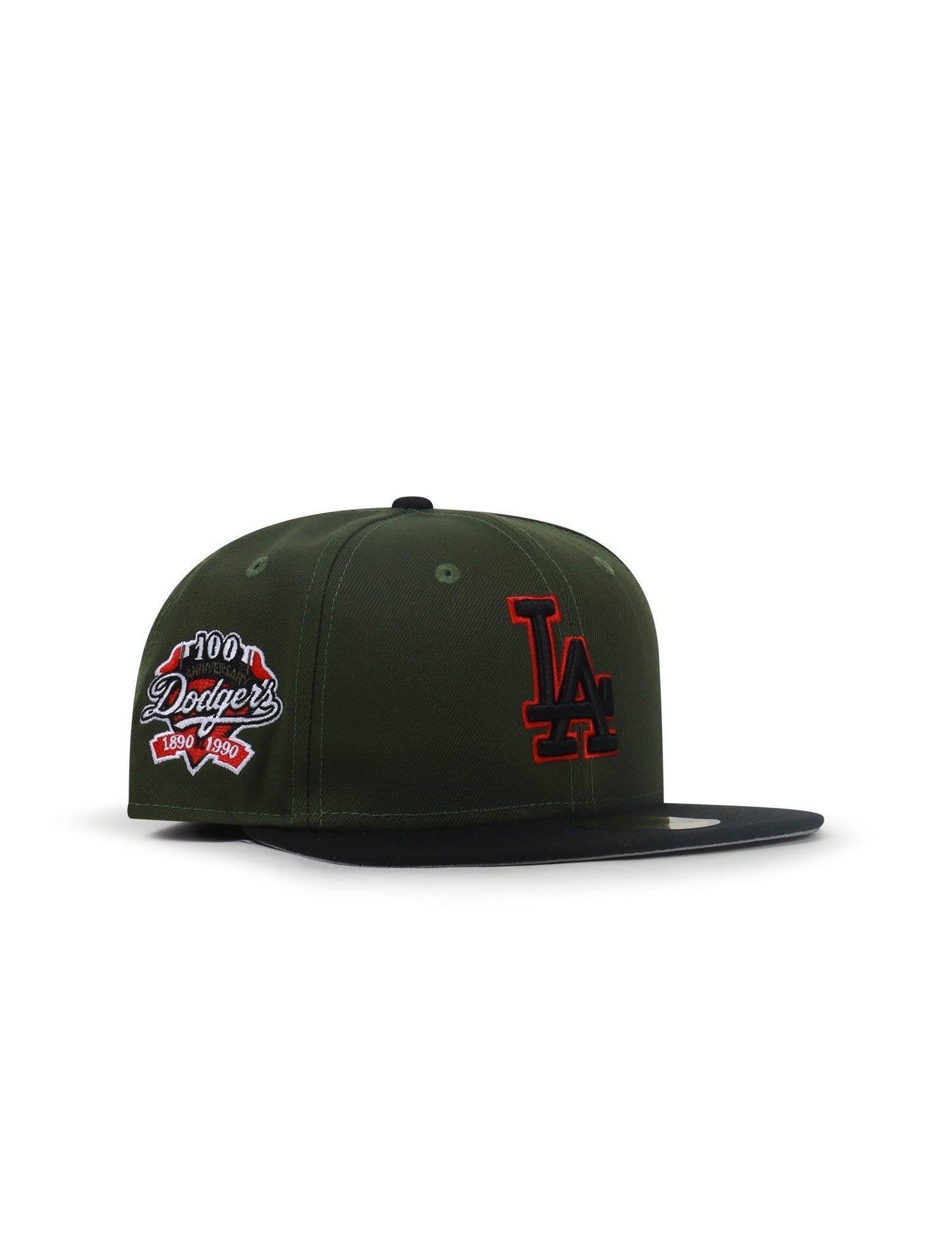 New Era 5950 La Dodgers 100 Aniversario - Verde/Negro
