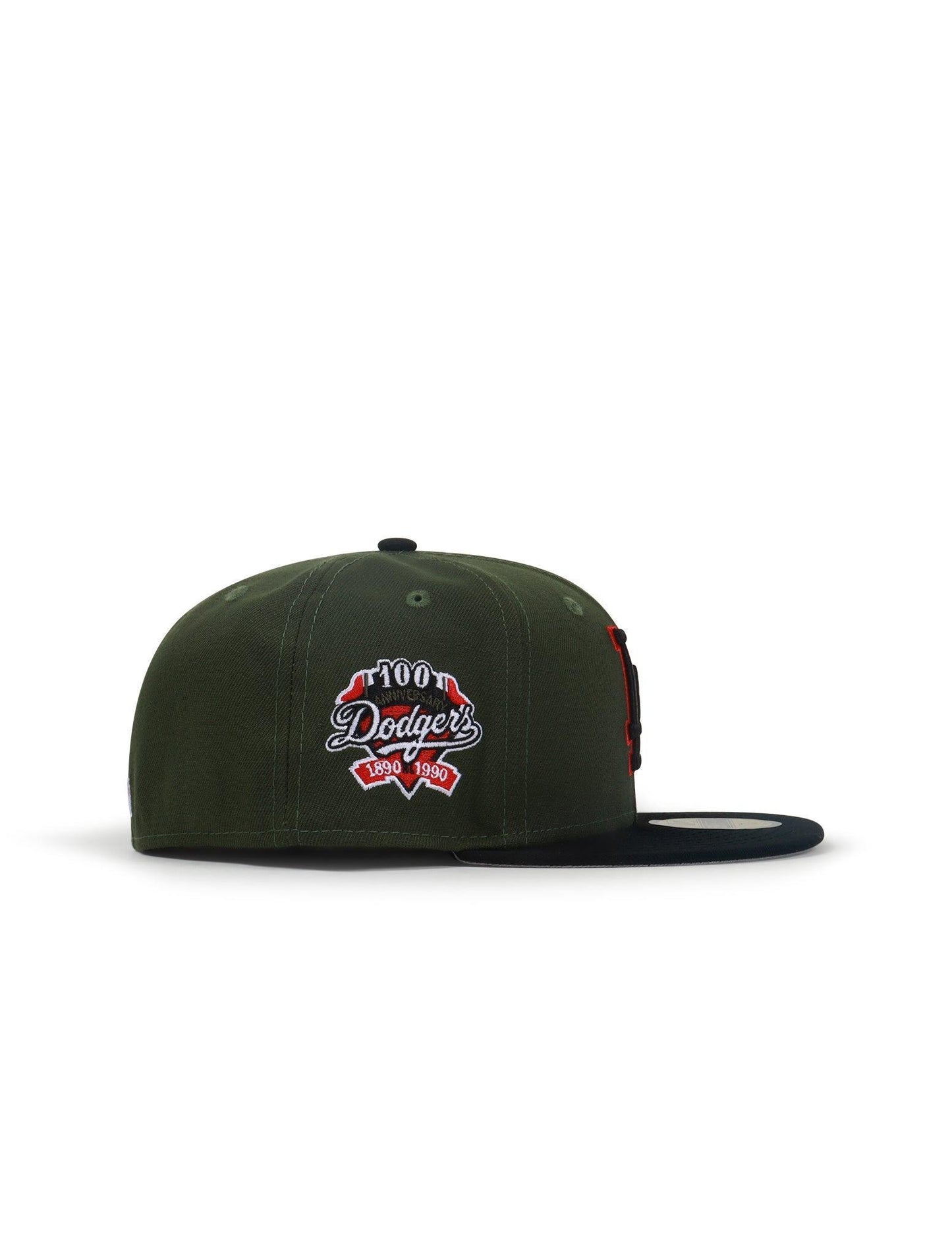 New Era 5950 La Dodgers 100 Aniversario - Verde/Negro