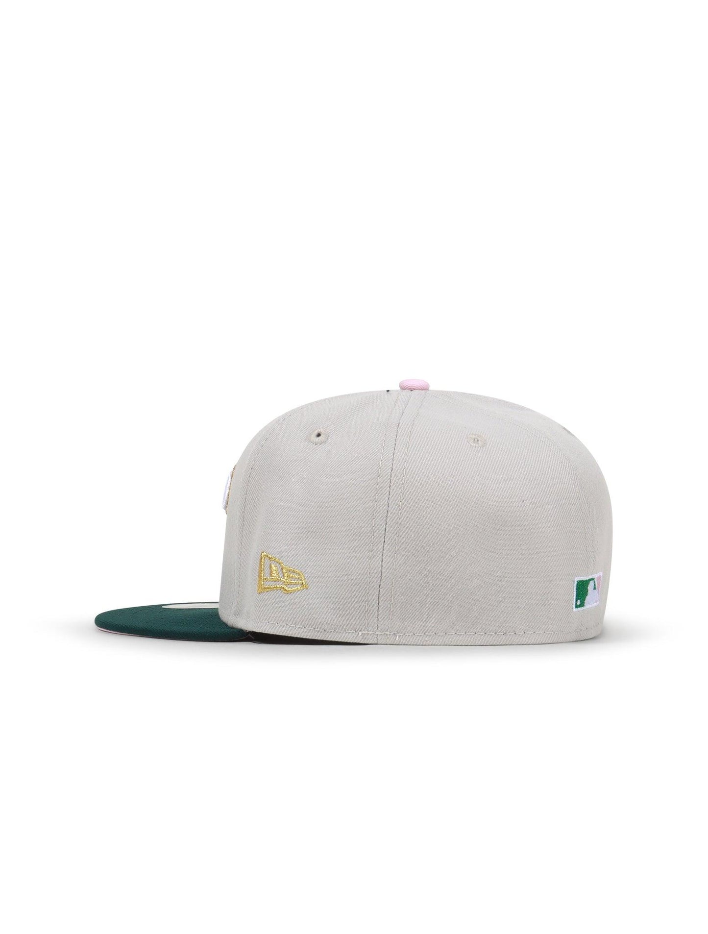 Gorra New Era 5950 Los Angeles Dodgers Jackie Robinson - Piedra/Verde