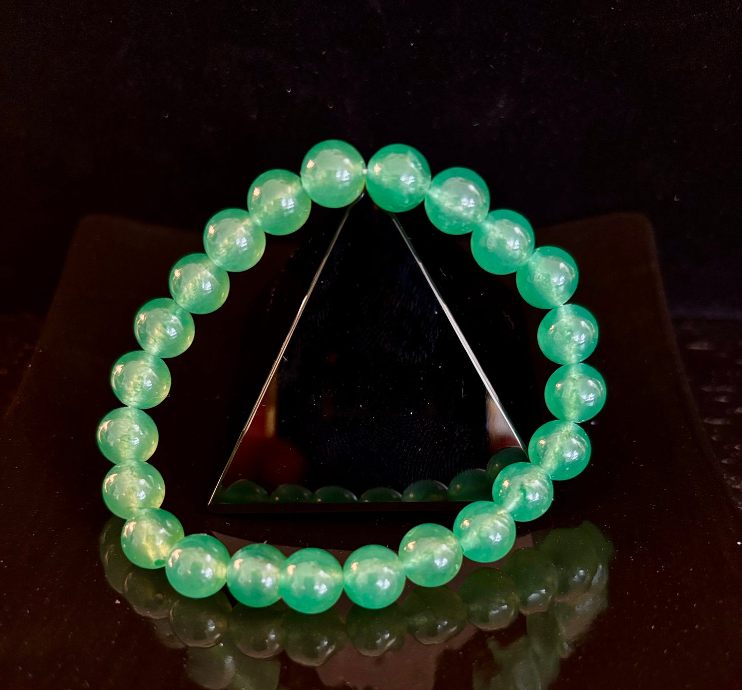 Pulsera de Aventurina Verde – Suerte, Sanación y Energía Centrada en el Corazón