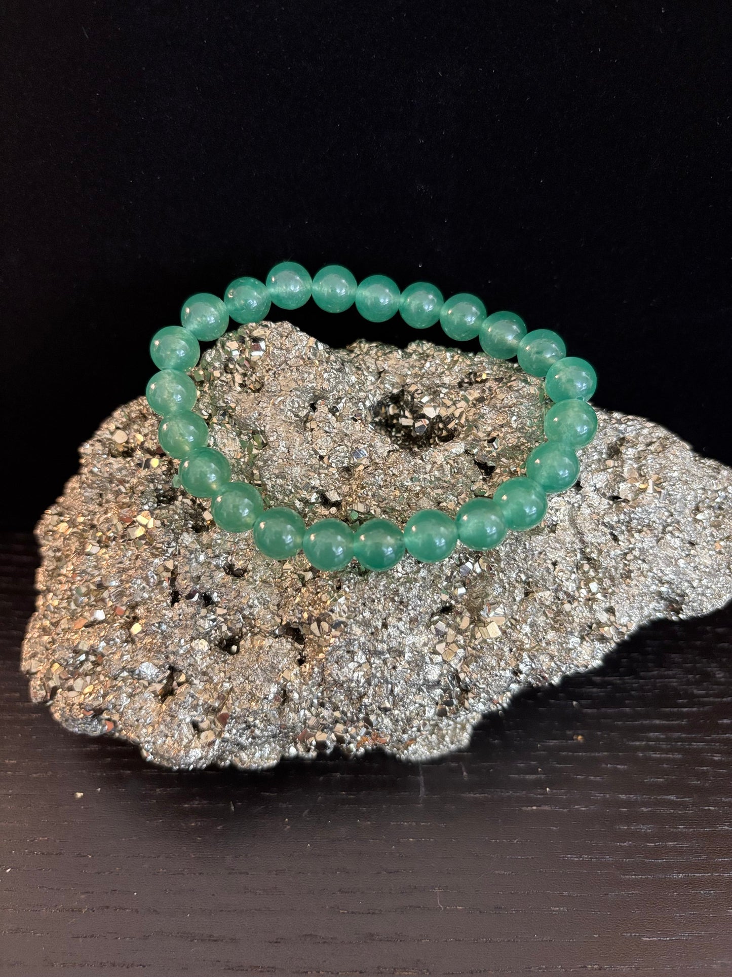 Pulsera de Aventurina Verde – Suerte, Sanación y Energía Centrada en el Corazón