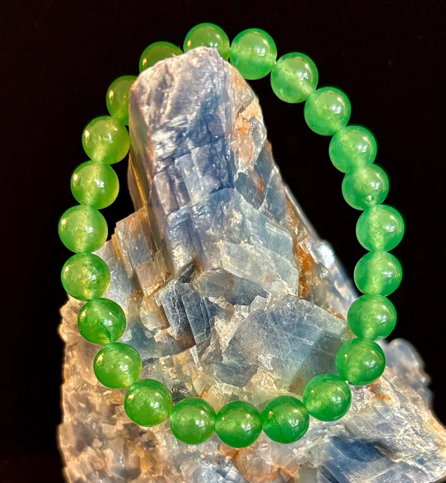 Pulsera de Aventurina Verde – Suerte, Sanación y Energía Centrada en el Corazón
