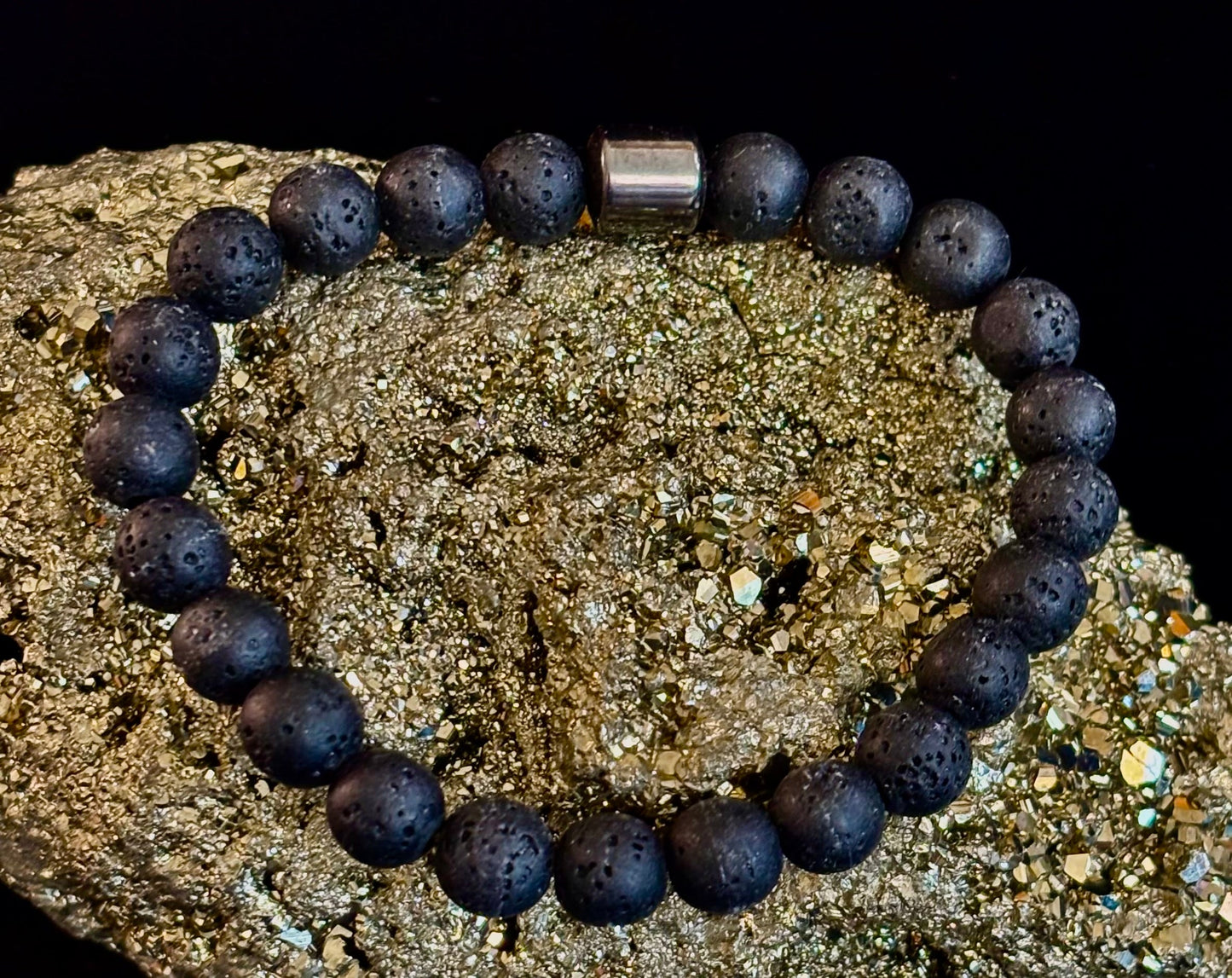Colección Energía Terrestre – 6 opciones - Pulseras de piedra natural y cuentas magnéticas para muñecas medianas a grandes