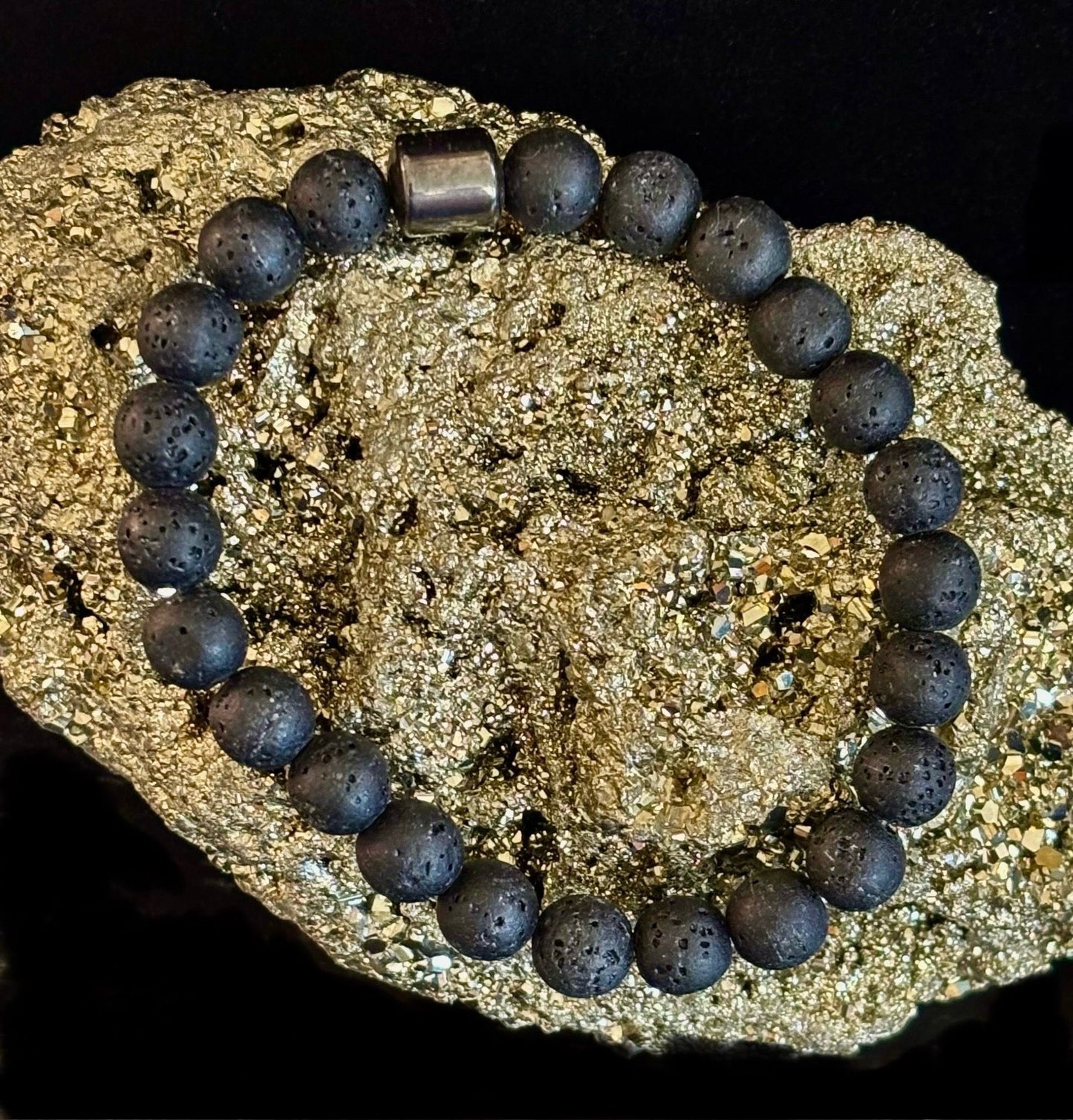 Colección Energía Terrestre – 6 opciones - Pulseras de piedra natural y cuentas magnéticas para muñecas medianas a grandes