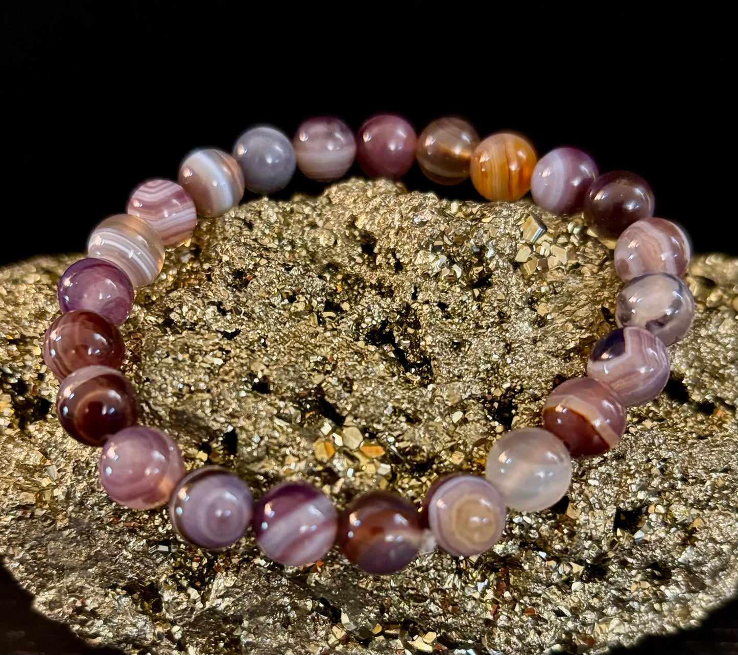 Pulsera de ágata de Botsuana – Equilibrio emocional y fuerza sutil