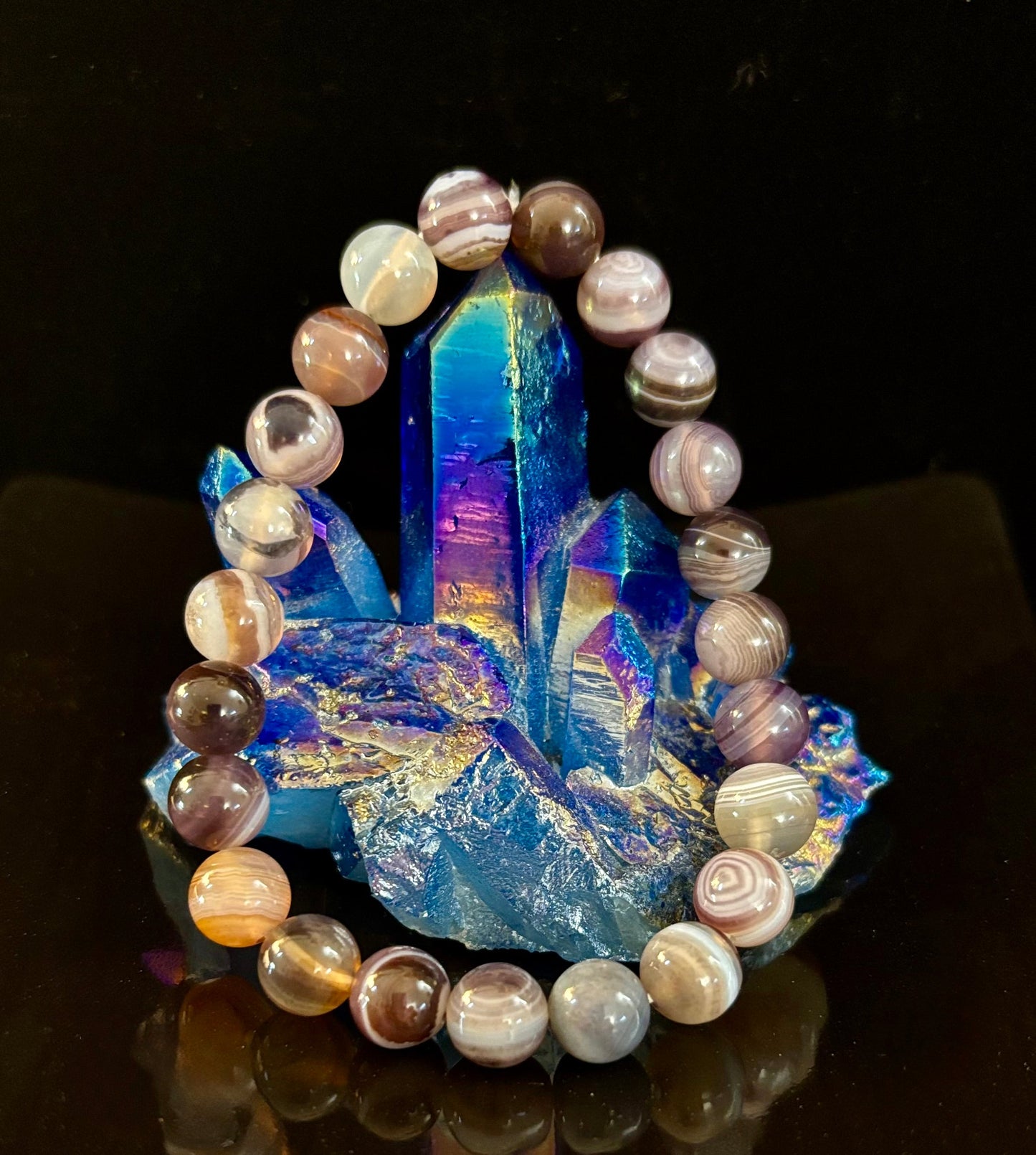 Pulsera de ágata de Botsuana – Equilibrio emocional y fuerza sutil