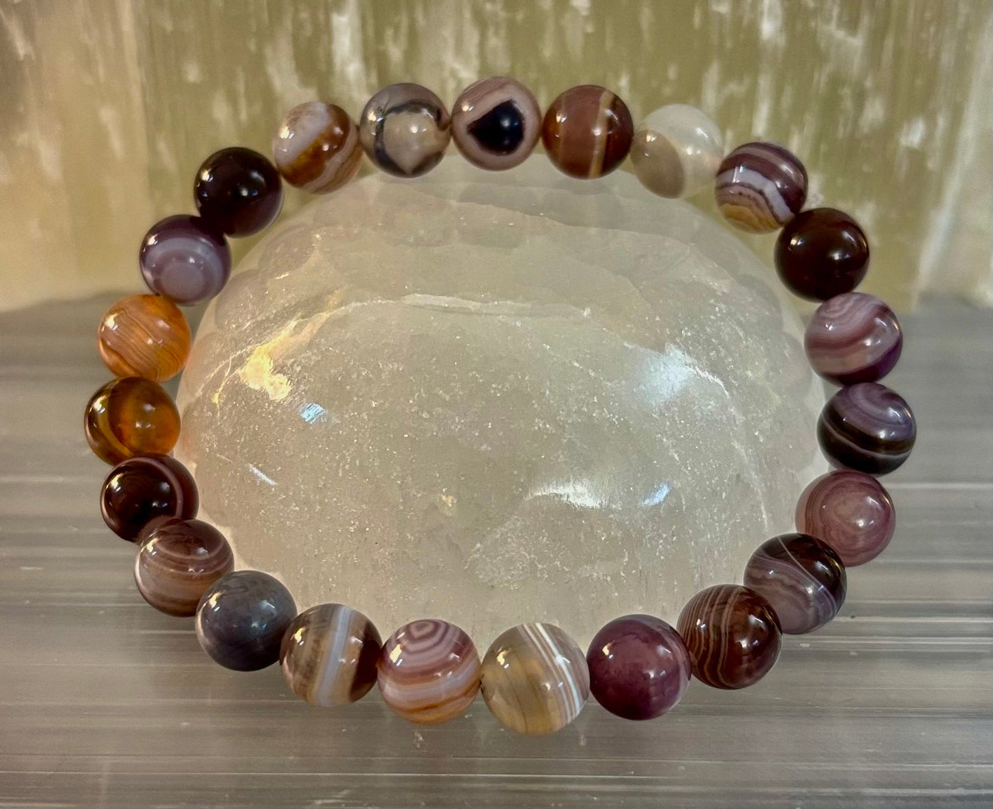 Pulsera de ágata de Botsuana – Equilibrio emocional y fuerza sutil