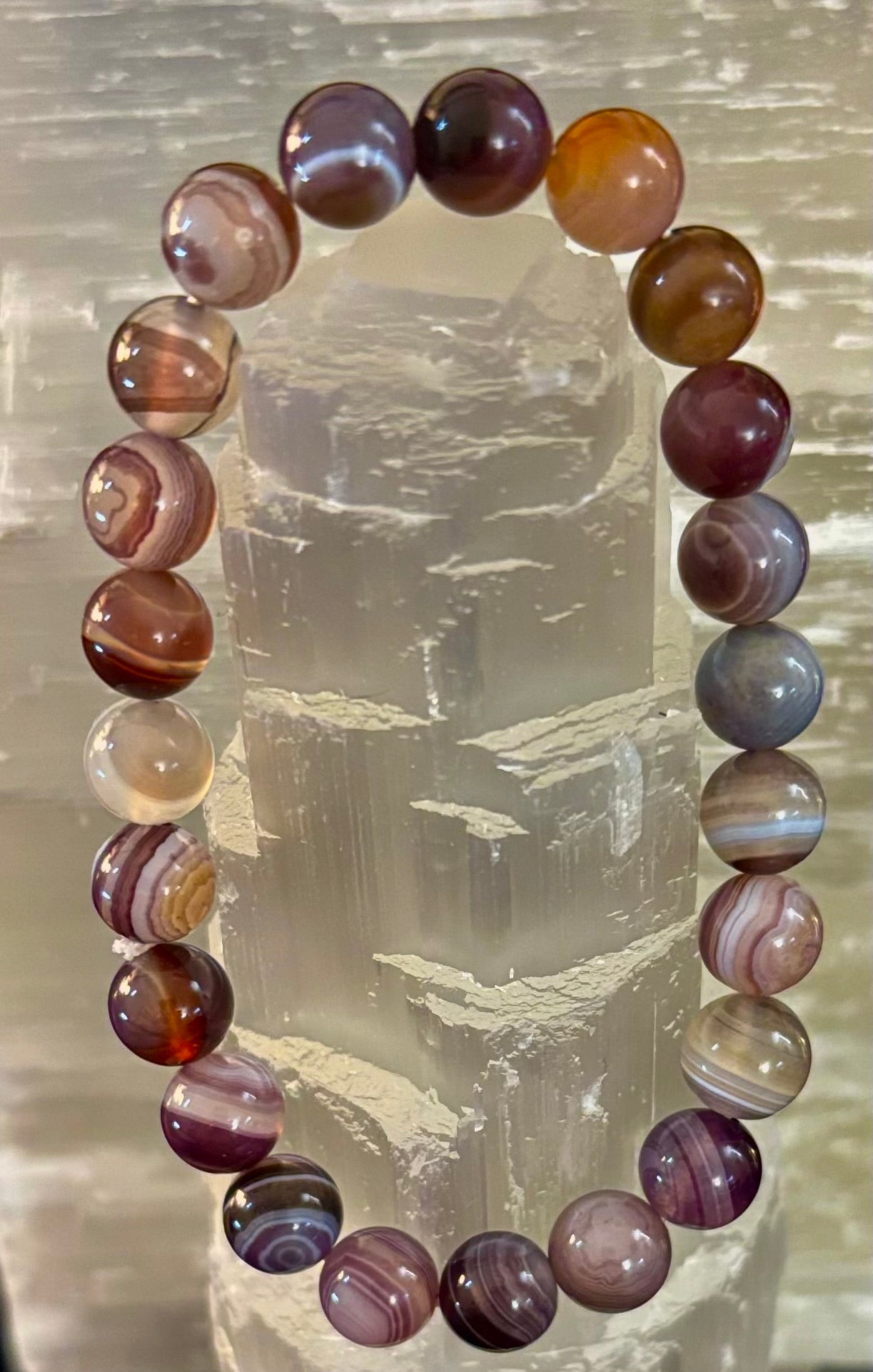 Pulsera de ágata de Botsuana – Equilibrio emocional y fuerza sutil