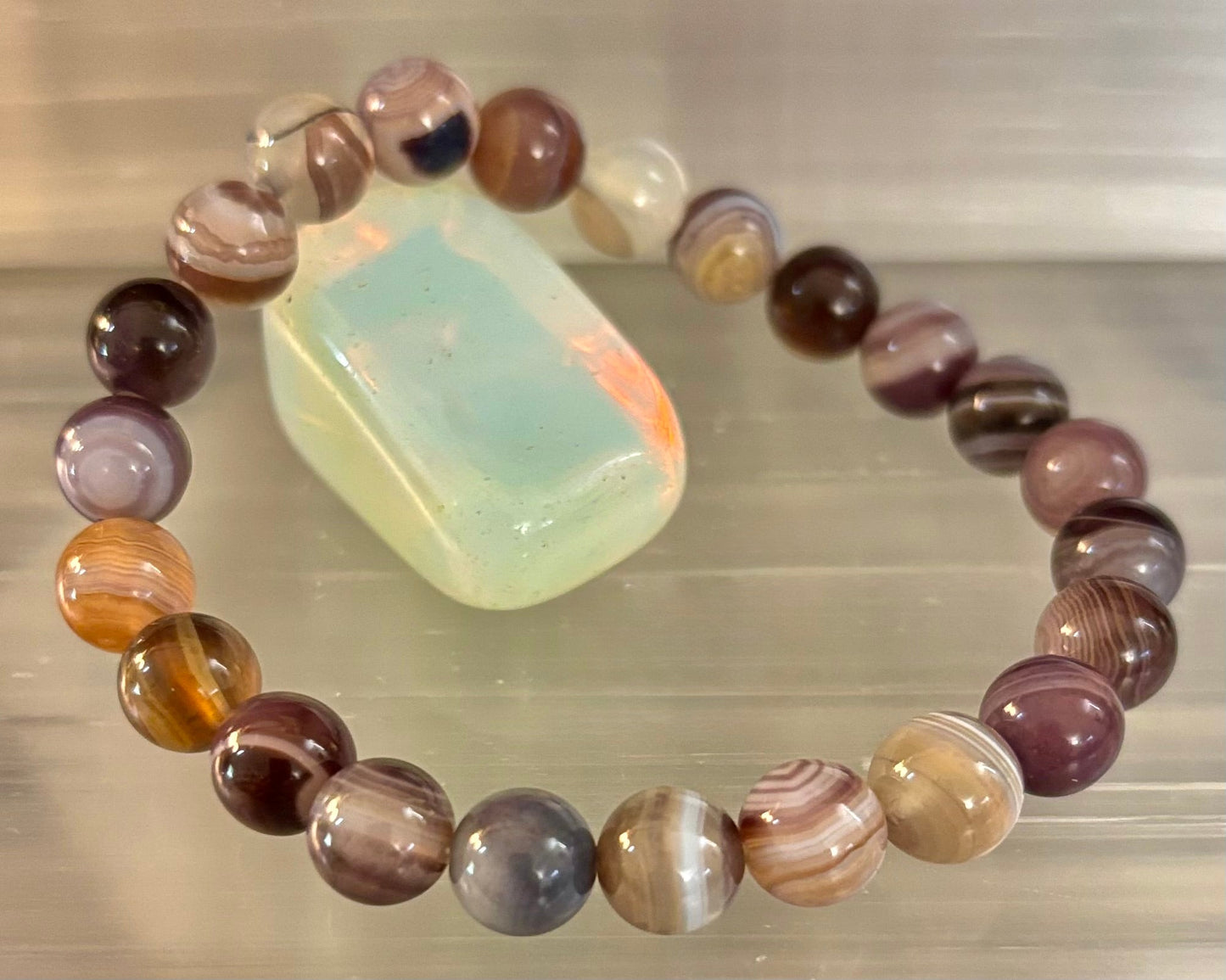 Pulsera de ágata de Botsuana – Equilibrio emocional y fuerza sutil