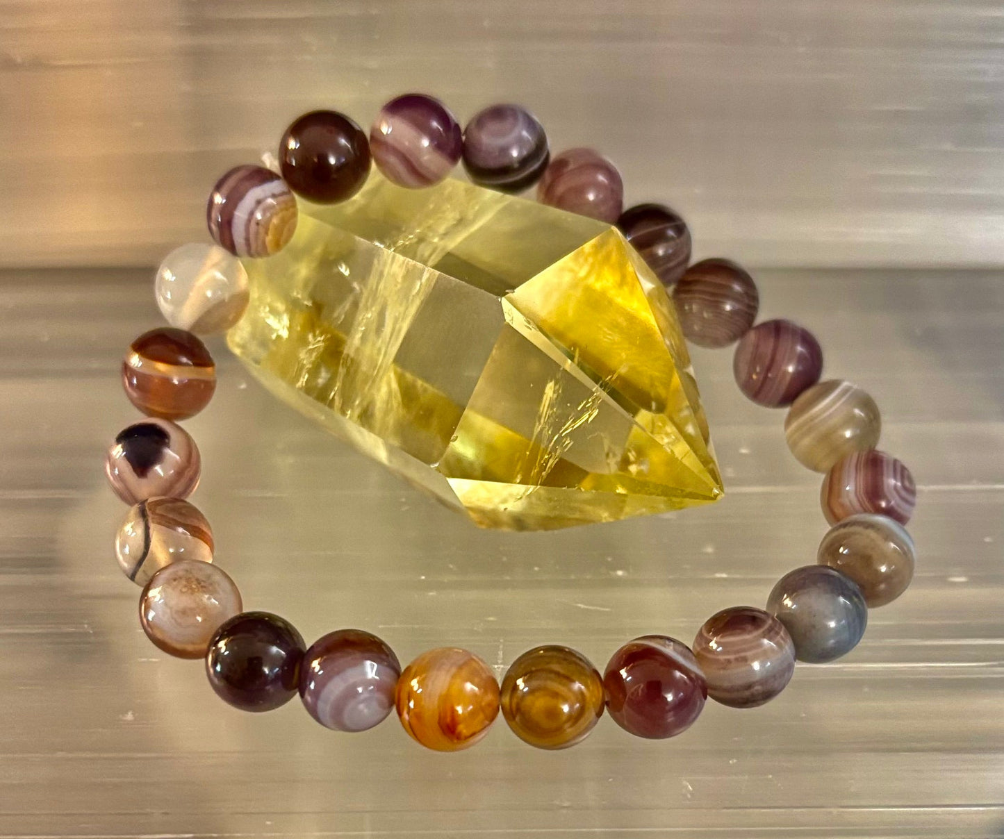 Pulsera de ágata de Botsuana – Equilibrio emocional y fuerza sutil