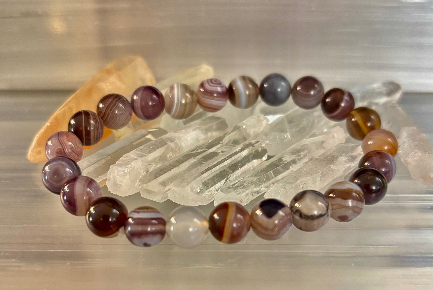 Pulsera de ágata de Botsuana – Equilibrio emocional y fuerza sutil