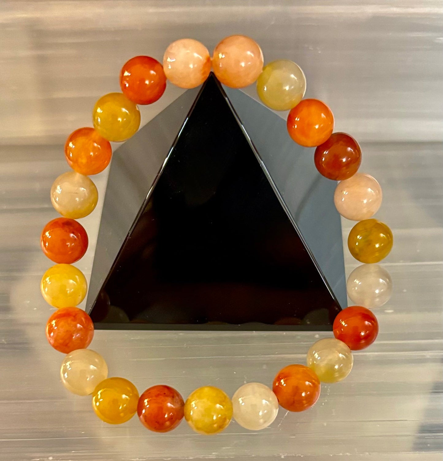 Pulsera de Aventurina Roja – Confianza, Creatividad y Energía Conectada a Tierra (Muñecas Medianas a Grandes)