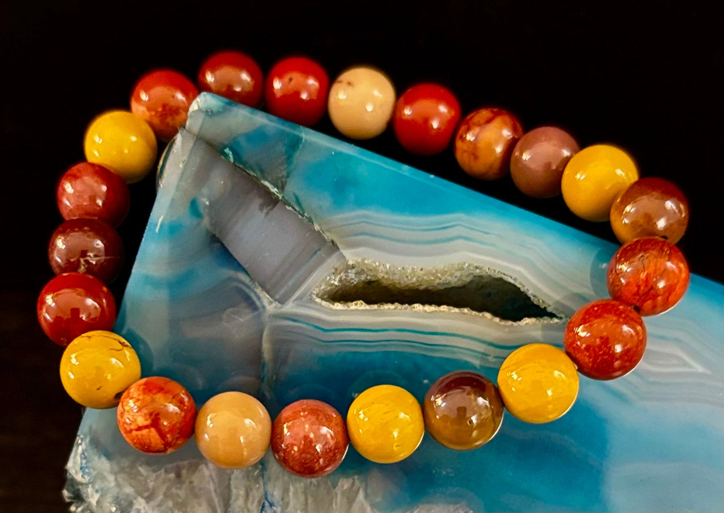 Pulsera de Mookaíta – Fuerza Interior, Energía Anclada y Vitalidad (Muñecas Medianas-Grandes)