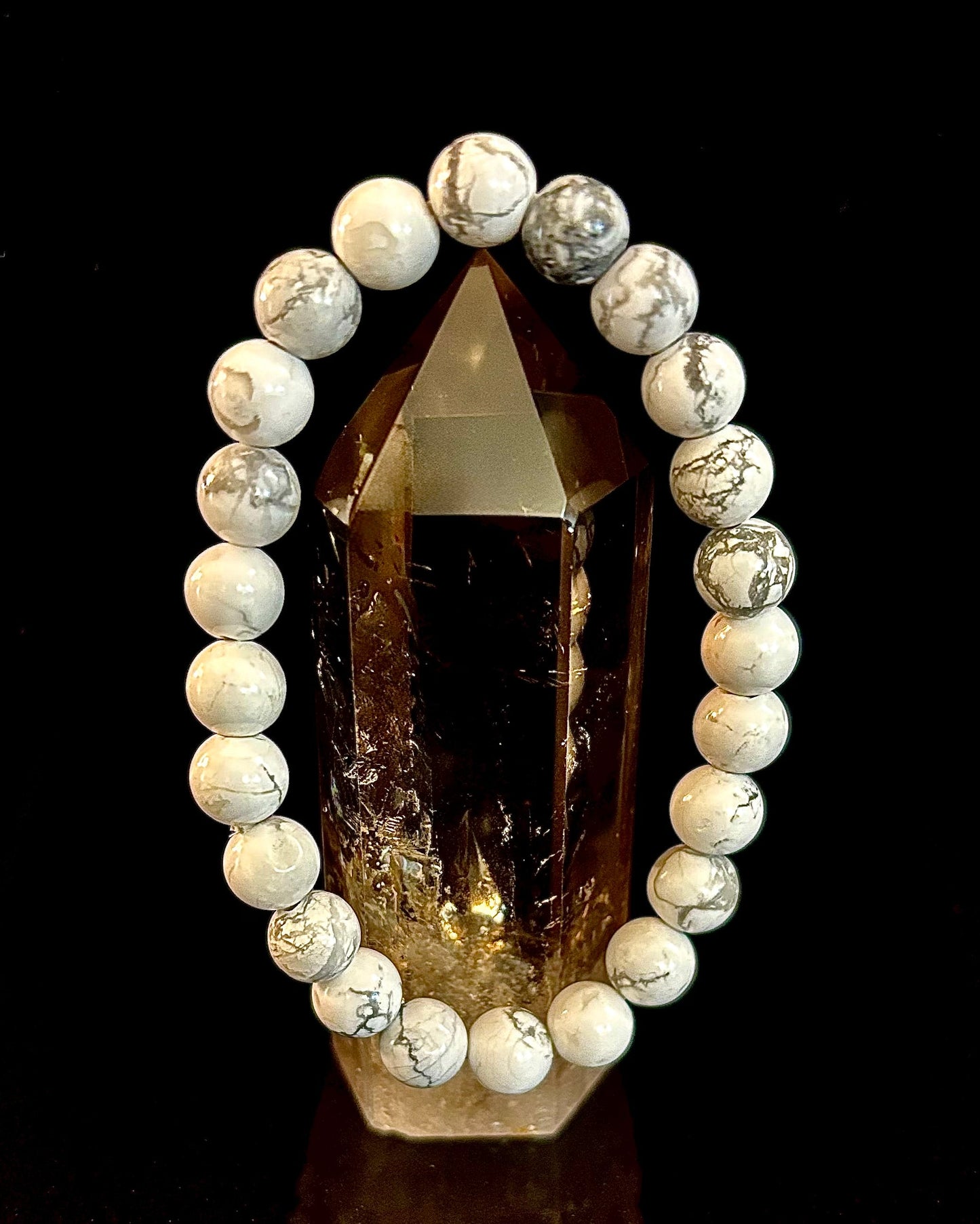Pulsera de howlita blanca – Calma, claridad y paz interior