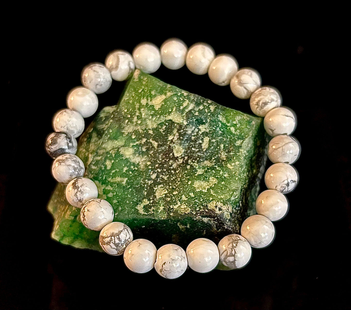Pulsera de howlita blanca – Calma, claridad y paz interior